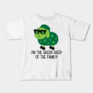 I’m the green sheep of the family Kids T-Shirt